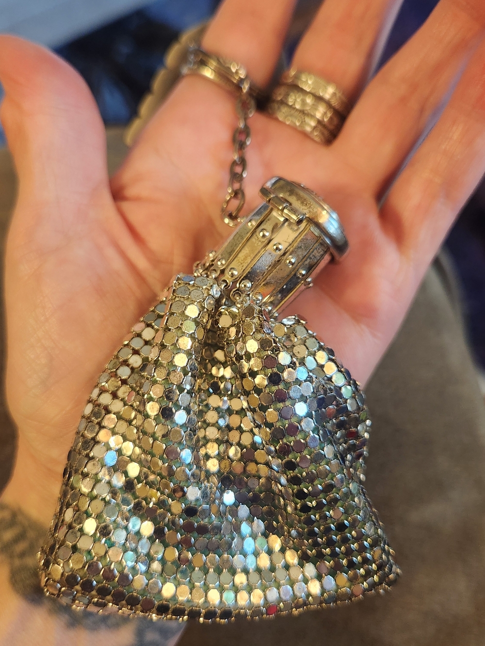 Antique coinpurse / chantelain acccessory